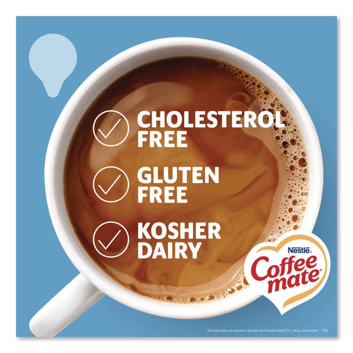 Liquid Coffee Creamer, French Vanilla, 0.38 oz Mini Cups, 50/Box