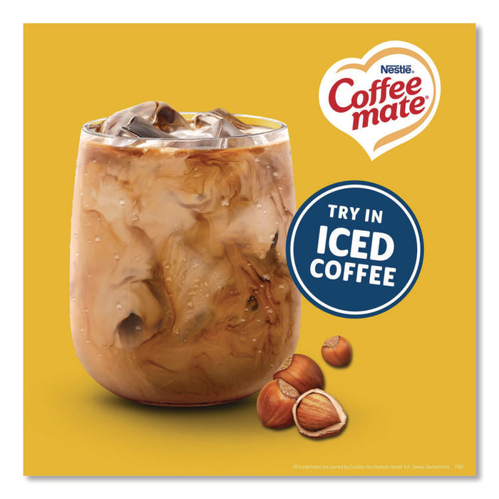 Liquid Coffee Creamer, Hazelnut, 0.38 oz Mini Cups, 50/Box, 4 Boxes/Carton