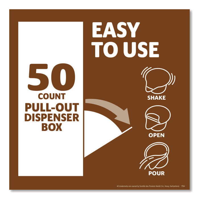 Liquid Coffee Creamer, Snickers, 0.38 oz Mini Cups, 200/Carton