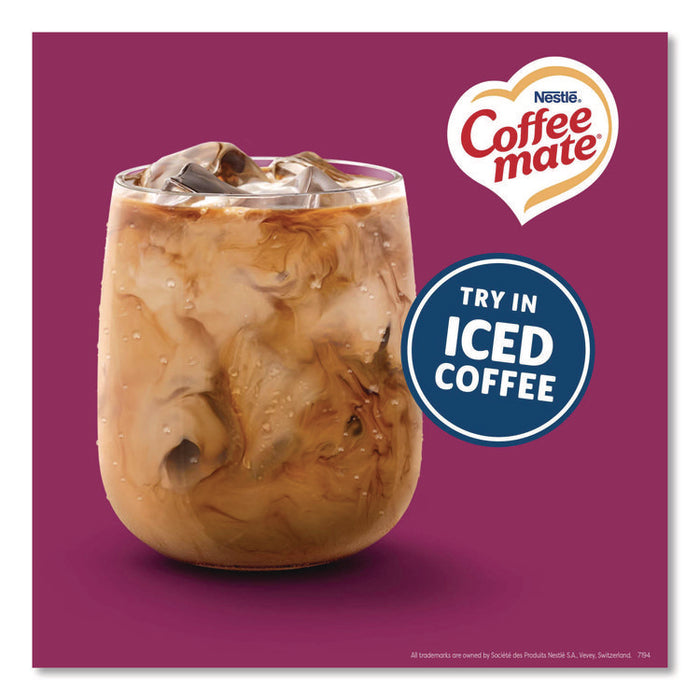 Liquid Coffee Creamer, Salted Caramel Chocolate, 0.38 oz Mini Cups, 50/Box, 4 Boxes/Carton