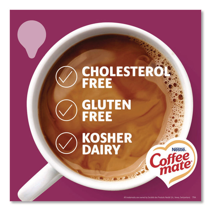 Liquid Coffee Creamer, Salted Caramel Chocolate, 0.38 oz Mini Cups, 50/Box, 4 Boxes/Carton