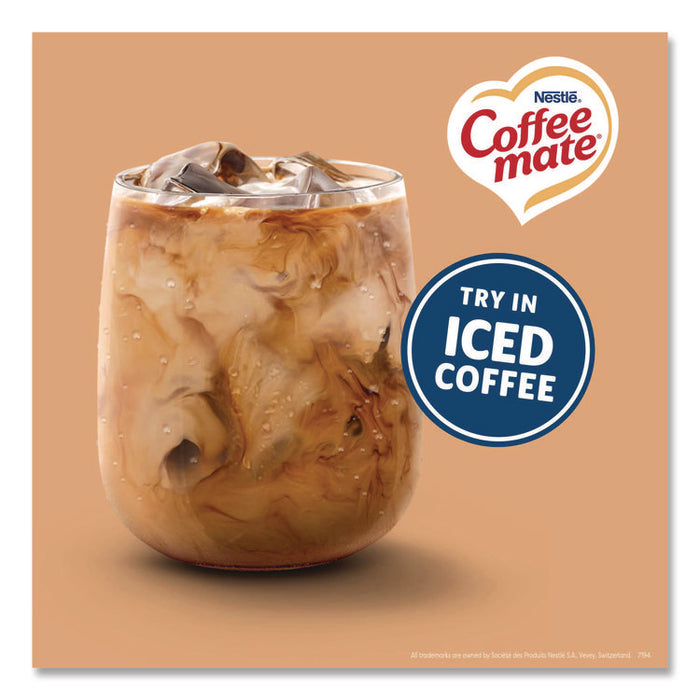Liquid Coffee Creamer, Vanilla Caramel, 0.38 oz Mini Cups, 50/Box, 4 Boxes/Carton