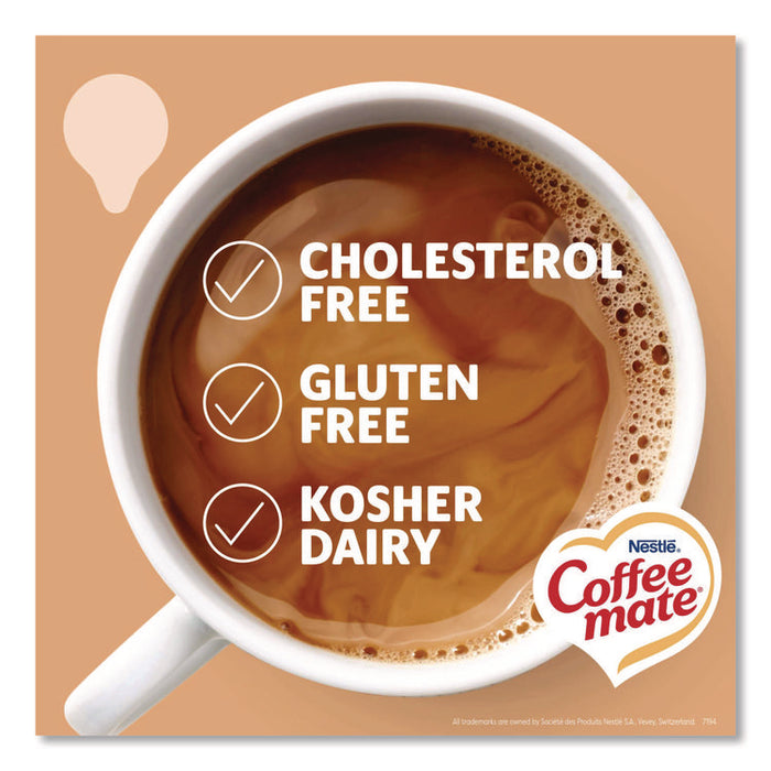 Liquid Coffee Creamer, Vanilla Caramel, 0.38 oz Mini Cups, 50/Box, 4 Boxes/Carton