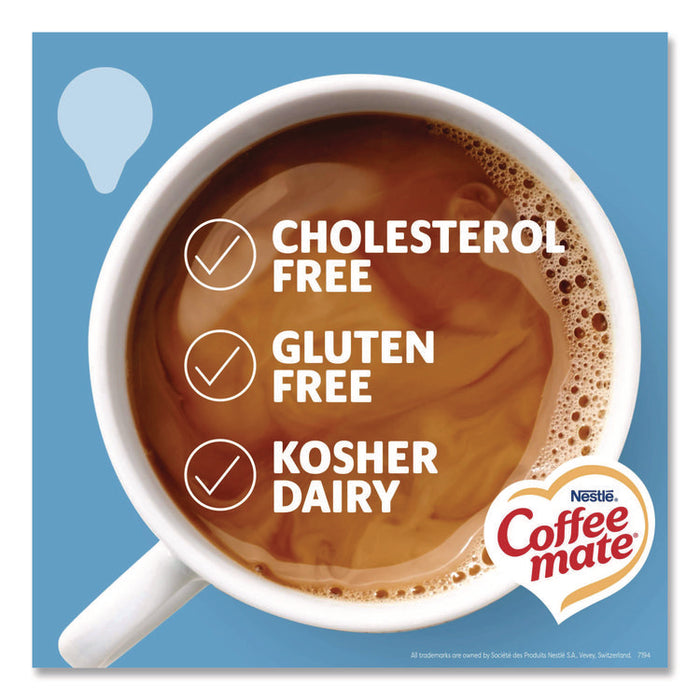 Liquid Coffee Creamer, Zero Sugar French Vanilla, 0.38 oz Mini Cups, 50/Box
