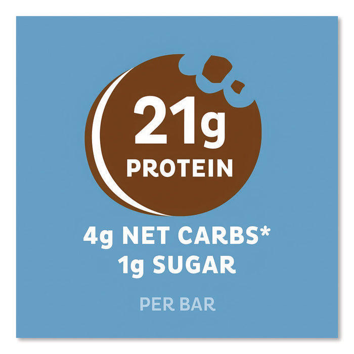 Protein Bars, Cookies and Cream, 2.12 oz Bar, 12 Bars/Box