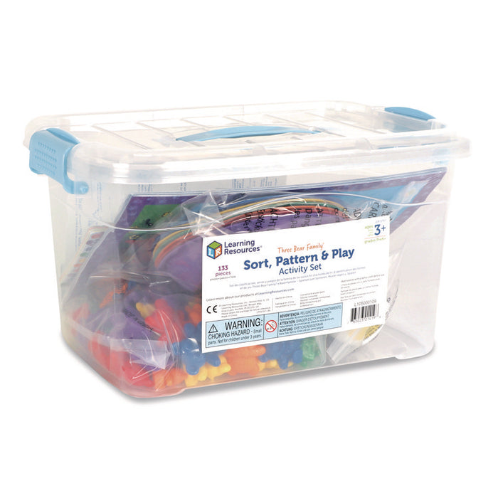 Three Bear Family Sorting Activity Set, Pre-K to K, 133 Pieces