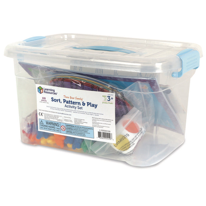 Three Bear Family Sorting Activity Set, Pre-K to K, 133 Pieces