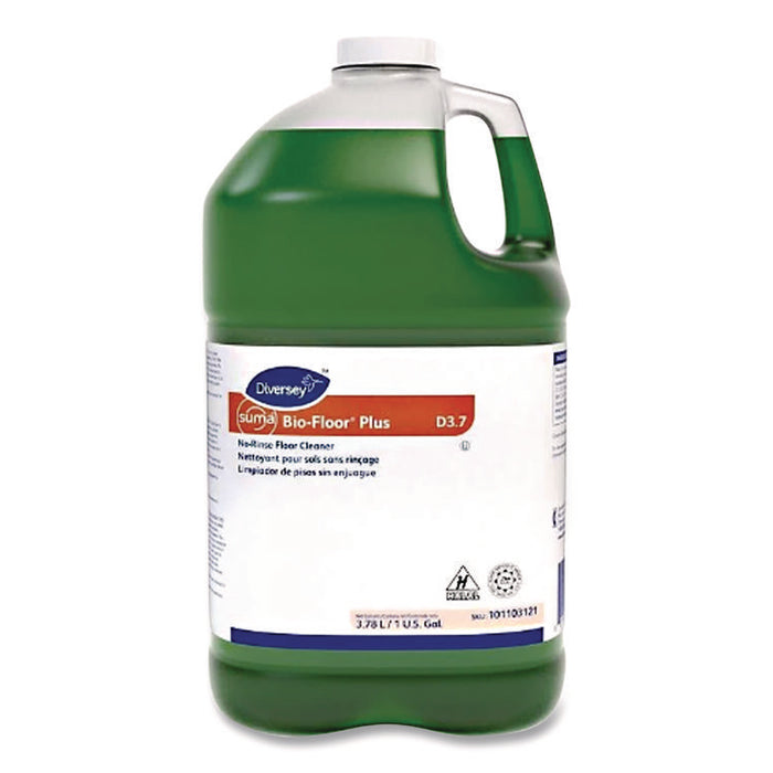 Suma Bio-Floor Cleaner, Unscented, Liquid, 1 gal Bottle, 4/Carton