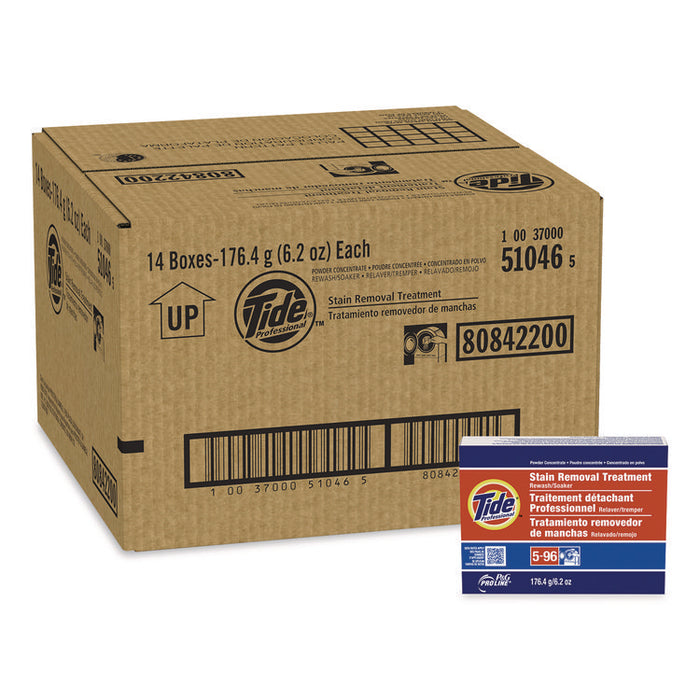 Stain Removal Treatment Powder, Unscented, 6.2 oz Box, 14/Carton