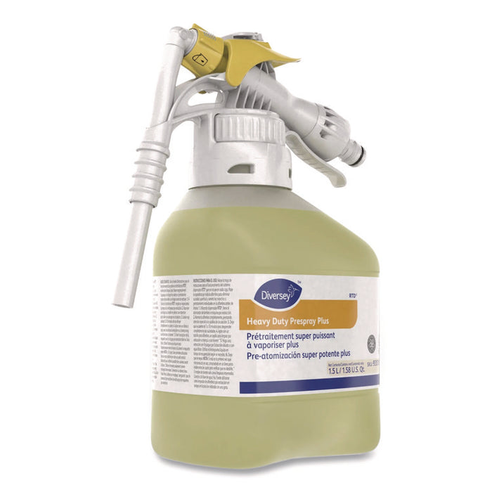 Floor Care Heavy Duty Pre-Spray Plus, RTD, Fruity Fresh Scent, 1.5 L Bottle, 2/Carton