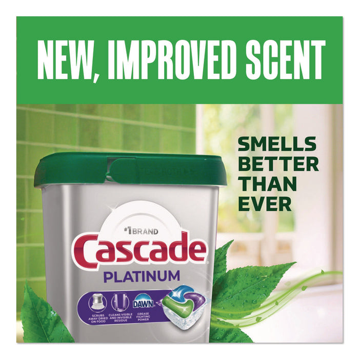 Platinum ActionPacs, Fresh Scent, 14 oz Pack, 26 Pods/Pack, 4 Packs/Carton