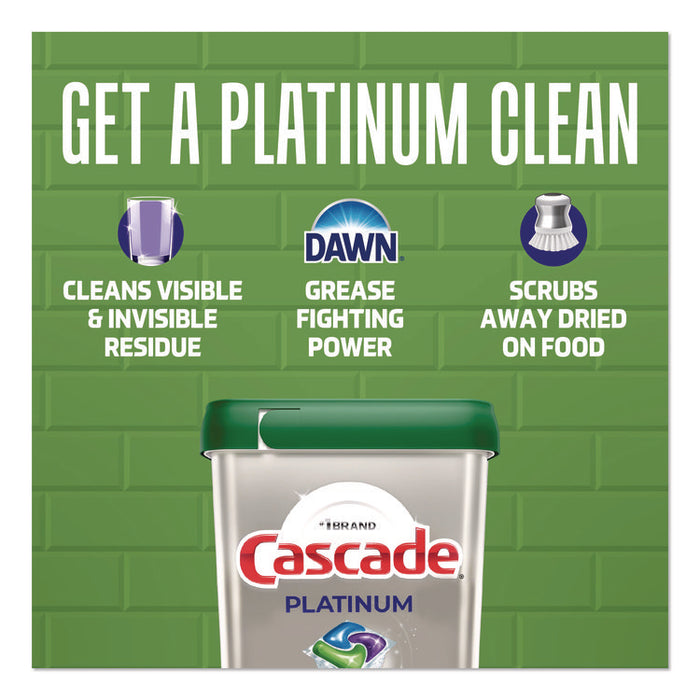 Platinum ActionPacs, Fresh Scent, 14 oz Pack, 26 Pods/Pack, 4 Packs/Carton