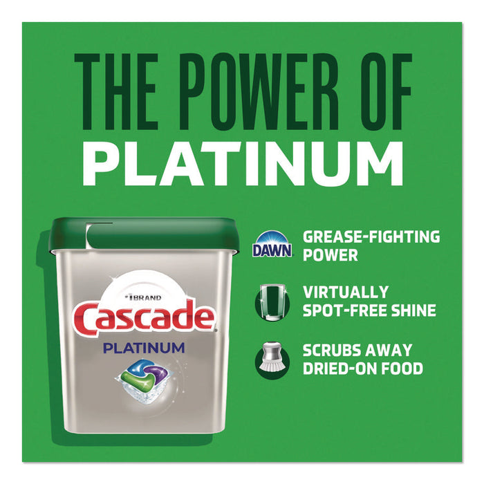 Platinum ActionPacs, Fresh Scent, 14 oz Pack, 26 Pods/Pack, 4 Packs/Carton