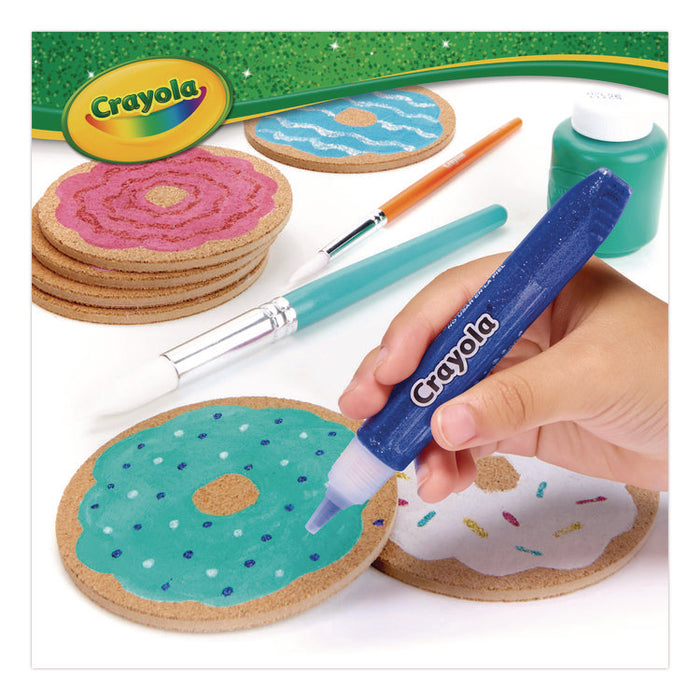 Washable Glitter Glue, 0.35 oz, Assorted Colors, 9/Pack