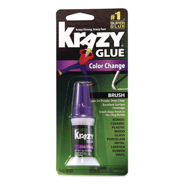 Color Change Brush On Glue, 0.18 oz, Dries Clear