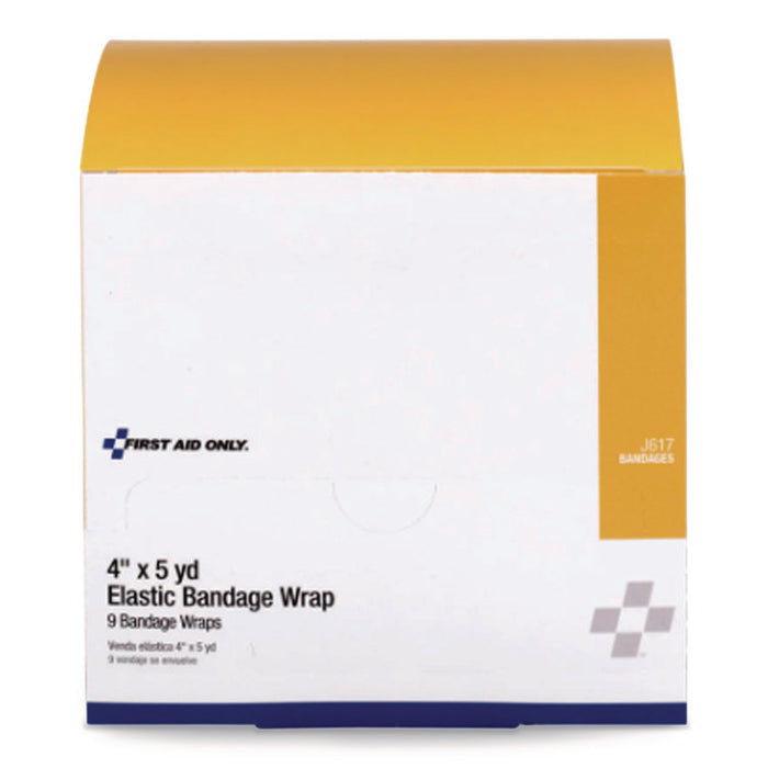 Reusable Elastic Bandage Wrap, 4" x 15 ft, 9/Box