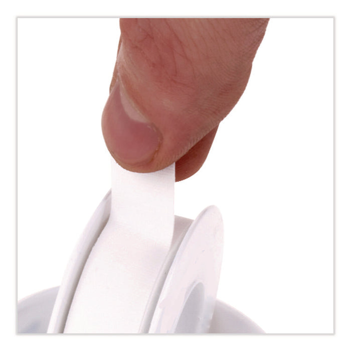 Waterproof-Adhesive Medical Tape with Dispenser, 1" x 15 ft, White