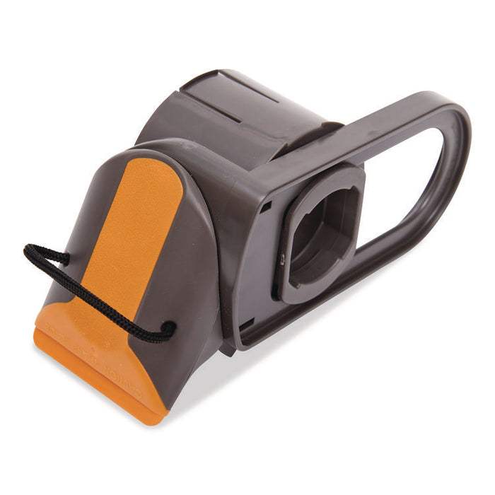 Tape Dispenser, 3" Core, Polypropylene, Gray/Orange