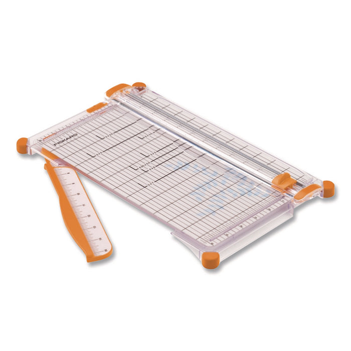 SureCut Deluxe Paper Trimmer, 10 Sheets, 12" Cut Length, Plastic Base, 9 x 15