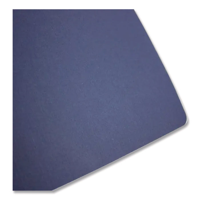 Solids Presentation Covers for Binding Systems, Plastic, Round Corners, 11 x 8.75, Navy, 25/Pack