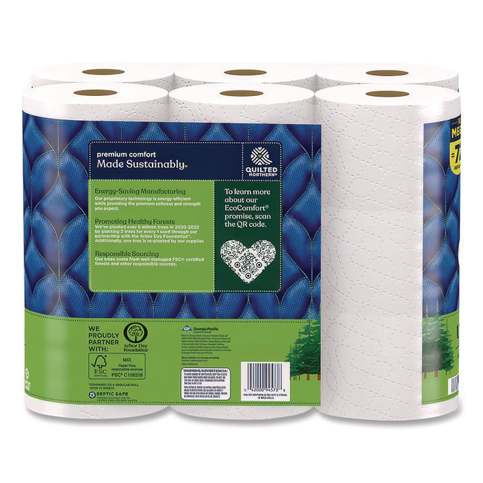 Ultra Soft and Strong Bathroom Tissue, Mega Rolls, Septic Safe, 2-Ply, White, 328 Sheets/Roll, 18 Rolls/Carton