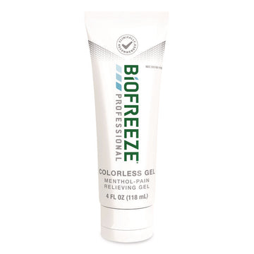 Professional Colorless Topical Analgesic Pain Reliever Gel, 4 oz Tube