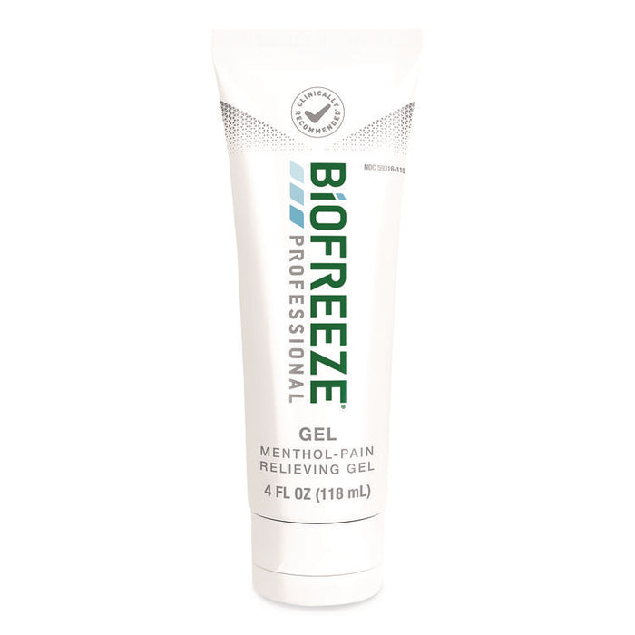 Professional Green Topical Analgesic Pain Reliever Gel, 4 oz Tube