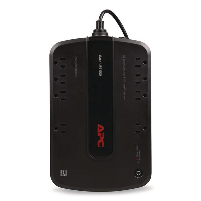 Back-UPS ES 550VA System, 8 Outlets, 550 VA, 365 J