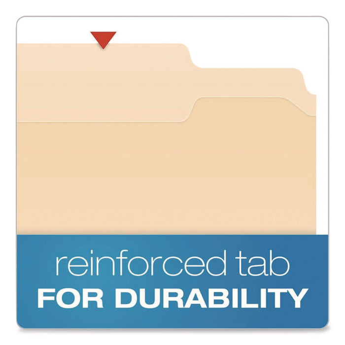 Manila Fastener Folders, 2/5-Cut Tab: Right of Center, Expands 0.75", 2 Fasteners, Letter Size, Manila, 50/Box