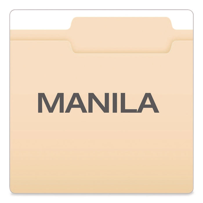 Manila Fastener Folders, 2/5-Cut Tab: Right of Center, Expands 0.75", 2 Fasteners, Letter Size, Manila, 50/Box