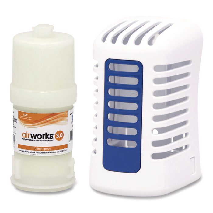 AirWorks 3.0 Passive Air Freshener, 3 x 5 x 2.9, White