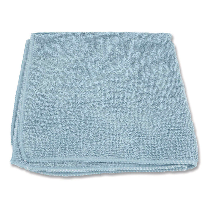 Microfiber Cleaning Cloths, 12 x 12, Blue, 12/Pack