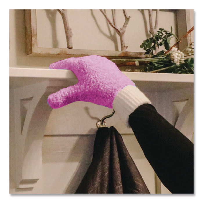 Dusting Set, Feather Duster, Dusting Wand, 2 Gloves, Pink