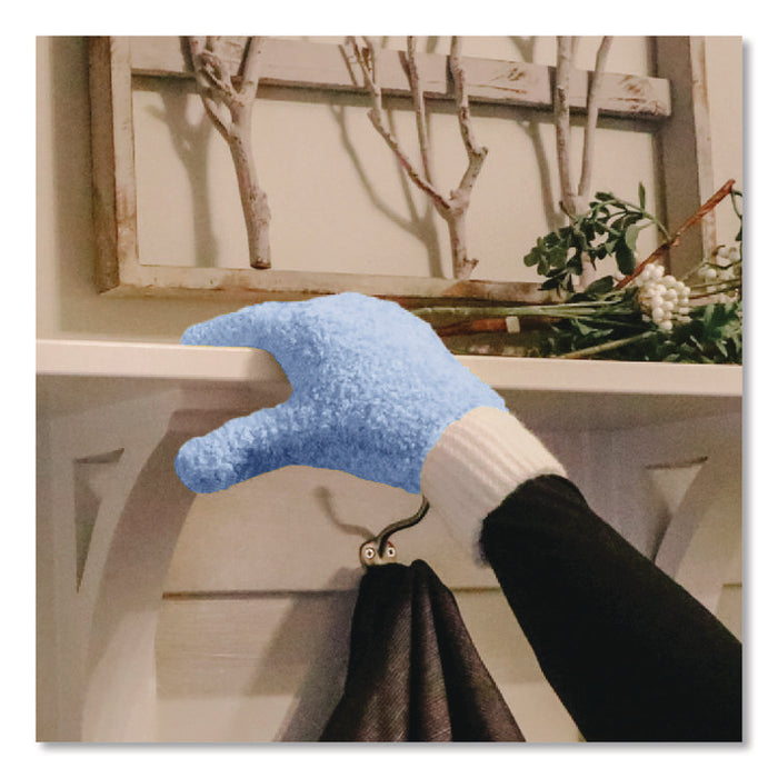 Dusting Set, Feather Duster, Dusting Wand, 2 Gloves, Blue