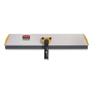 HYGEN Quick Connect Single-Sided Frame, Squeegee, 24 x 4.5, Aluminum, Yellow