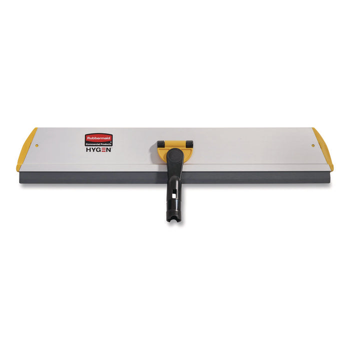 HYGEN Quick Connect Single-Sided Frame, Squeegee, 24 x 4.5, Aluminum, Yellow
