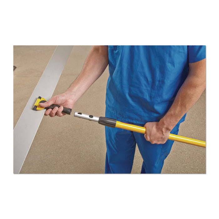 HYGEN Hall-Dusting Quick Connect Single-Sided Frame, 35 x 3, Aluminum, Yellow