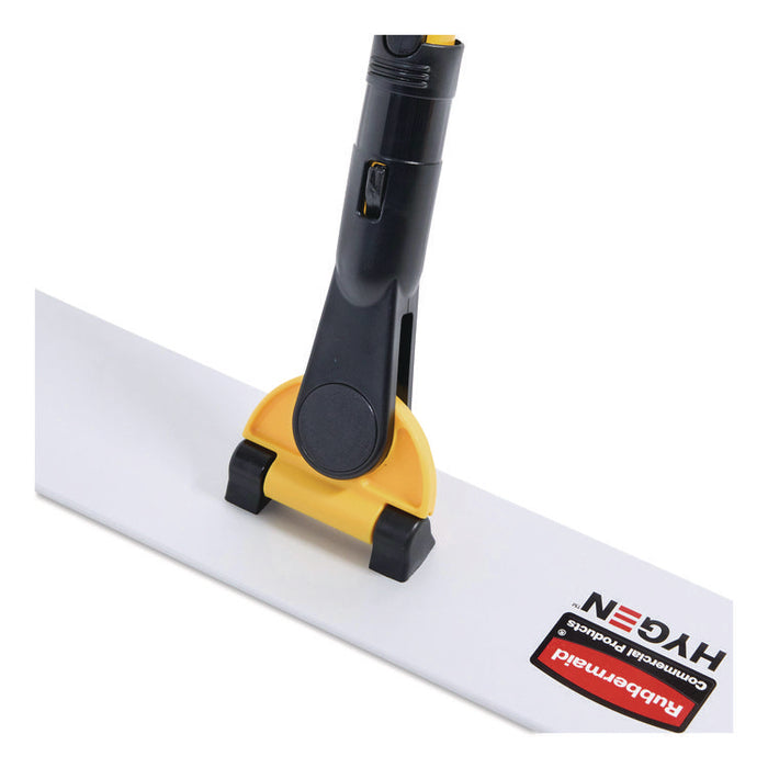 HYGEN Hall-Dusting Quick Connect Single-Sided Frame, 35 x 3, Aluminum, Yellow
