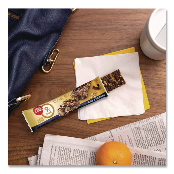Chewy Bars, Oats and Chocolate, 1.4 oz Bar, 16/Box