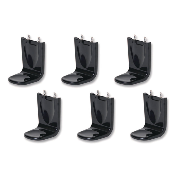 FMX SHIELD Floor and Wall Protector, Black, 6/Carton