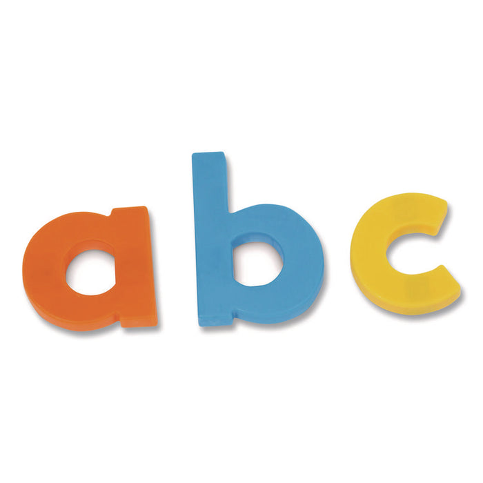 Jumbo Lowercase Magnetic Letters, 1.5" Tall, Assorted Color Characters, 40 Pieces