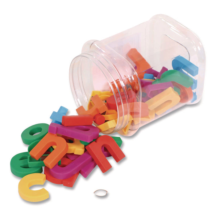 Jumbo Lowercase Magnetic Letters, 1.5" Tall, Assorted Color Characters, 40 Pieces
