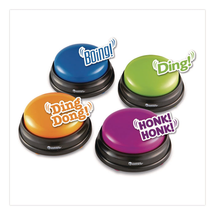 Answer Buzzers, Ages 3 and Up, 4 Buzzers