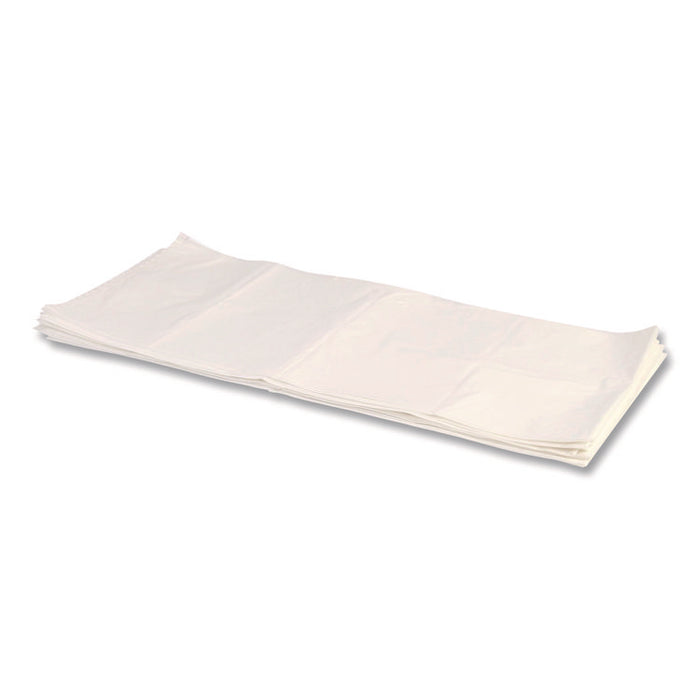 Linear Low-Density Can Liners, 16 gal, 0.7 mil, 24" x 32", Clear, Interleaved Roll, 500/Carton