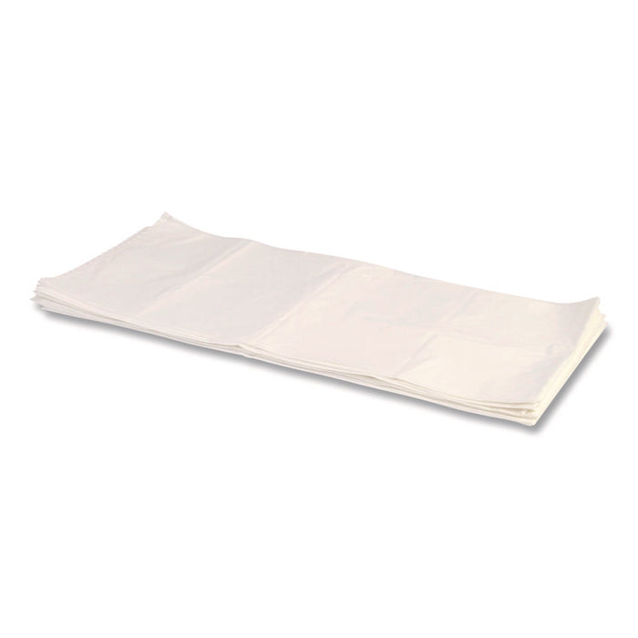 High-Density Waste Can Liners, 33 gal, 9 mic, 33" x 40", Natural, Roll, 25 Bags/Roll, 20 Rolls/Carton