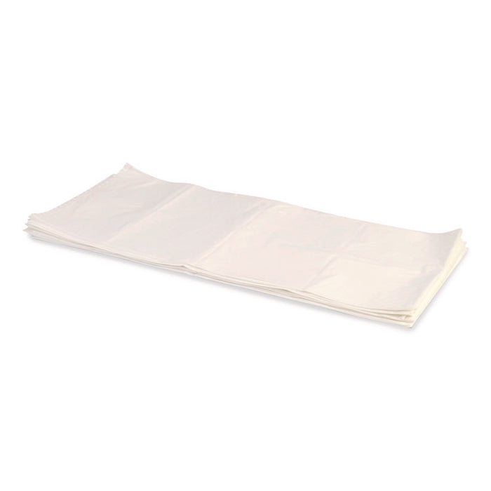 Linear Low-Density Can Liners, 30 gal, 1.1 mil, 36" x 30", Clear, Flat Pack, 250/Carton