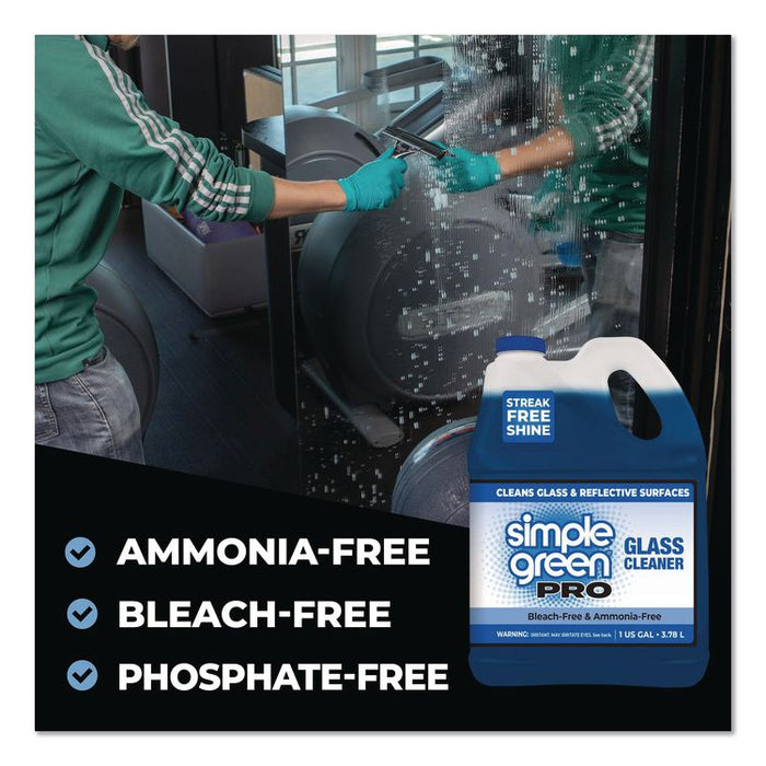 Pro Glass Cleaner, 1 gal Bottle, 4/Carton