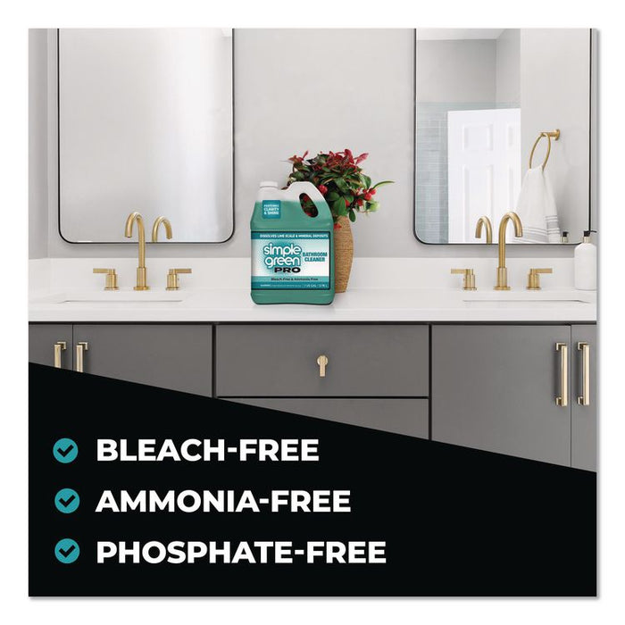 Pro Bathroom Cleaner, 1 gal Bottle, 4/Carton