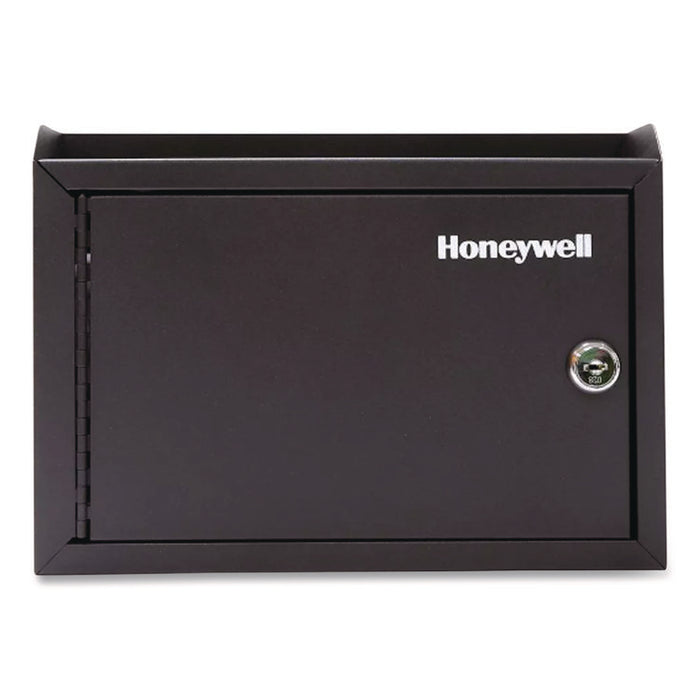 Drop Box Safe with Keys, 9.9 x 3 x 7.1, 0.12 cu ft, Black