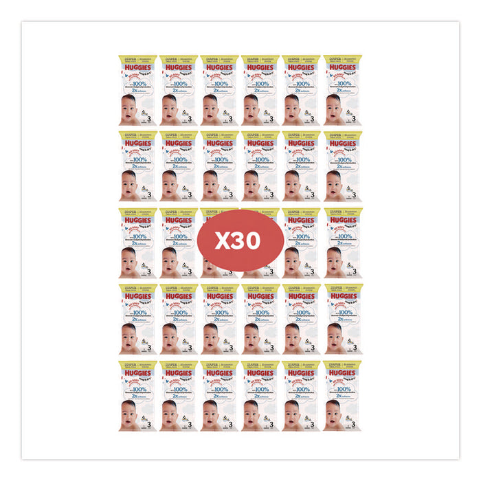 Snug and Dry, Size 3, 16 lbs to 28 lbs, Disney Design, 3 Diapers/Pack, 30 Packs/Carton